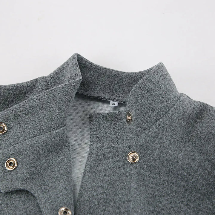 Insa | Damen leichte kurze Jacke mit Stehkragen für kühle Tage