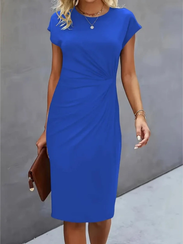 Isabella | Festliches Kurzarm-Midikleid