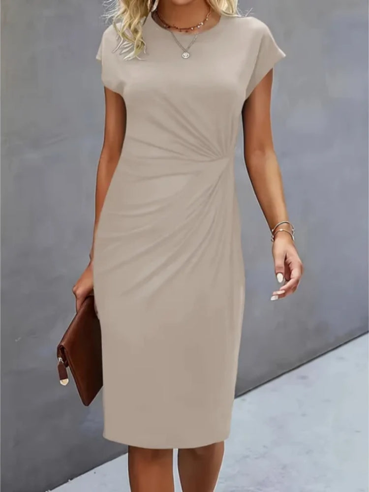 Isabella | Festliches Kurzarm-Midikleid