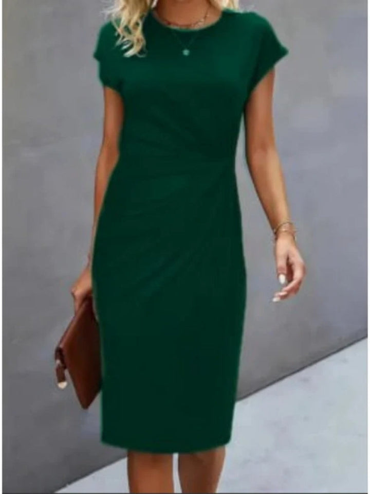 Isabella | Festliches Kurzarm-Midikleid