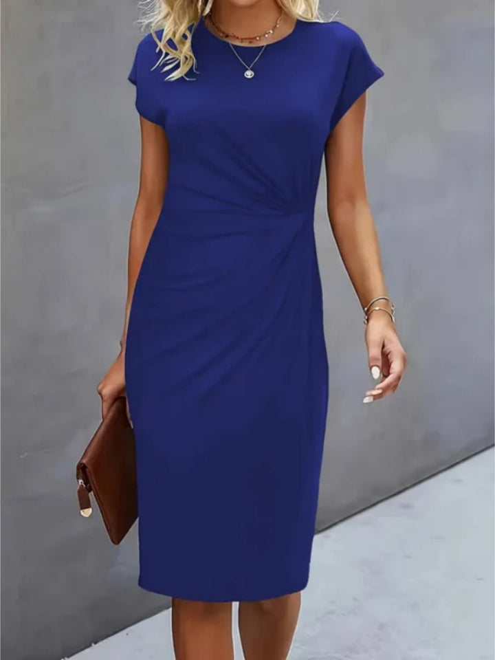 Isabella | Festliches Kurzarm-Midikleid