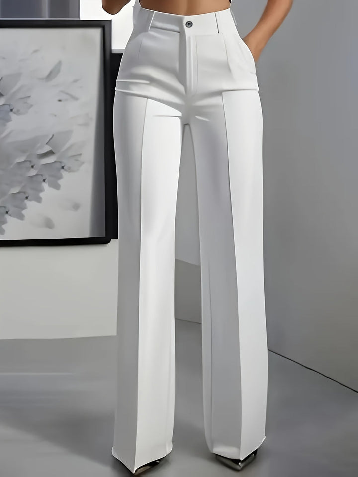 Isabella | Hochtaillierte Anzughose Gerader Schnitt