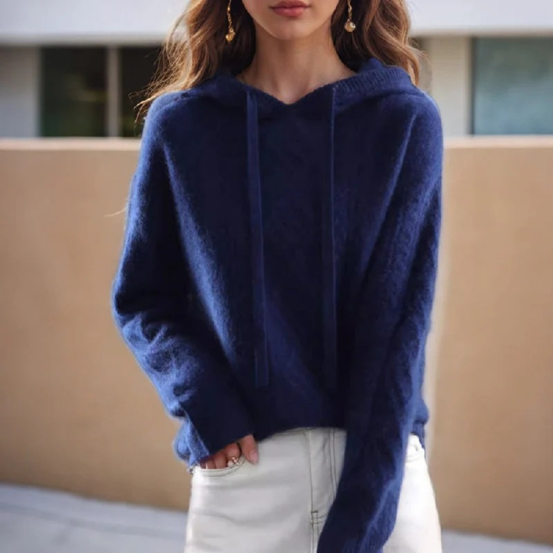 Jamie | Kuscheliger Strick Hoodie