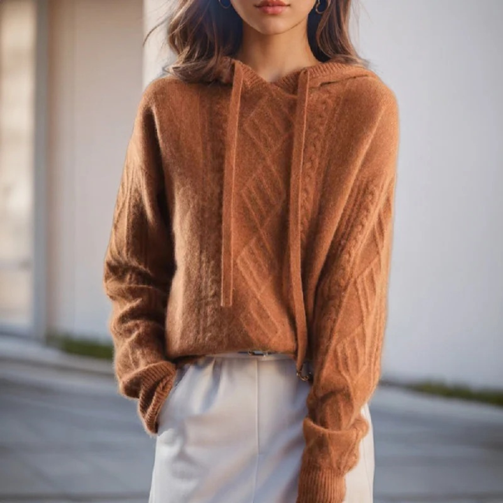 Jamie | Kuscheliger Strick Hoodie