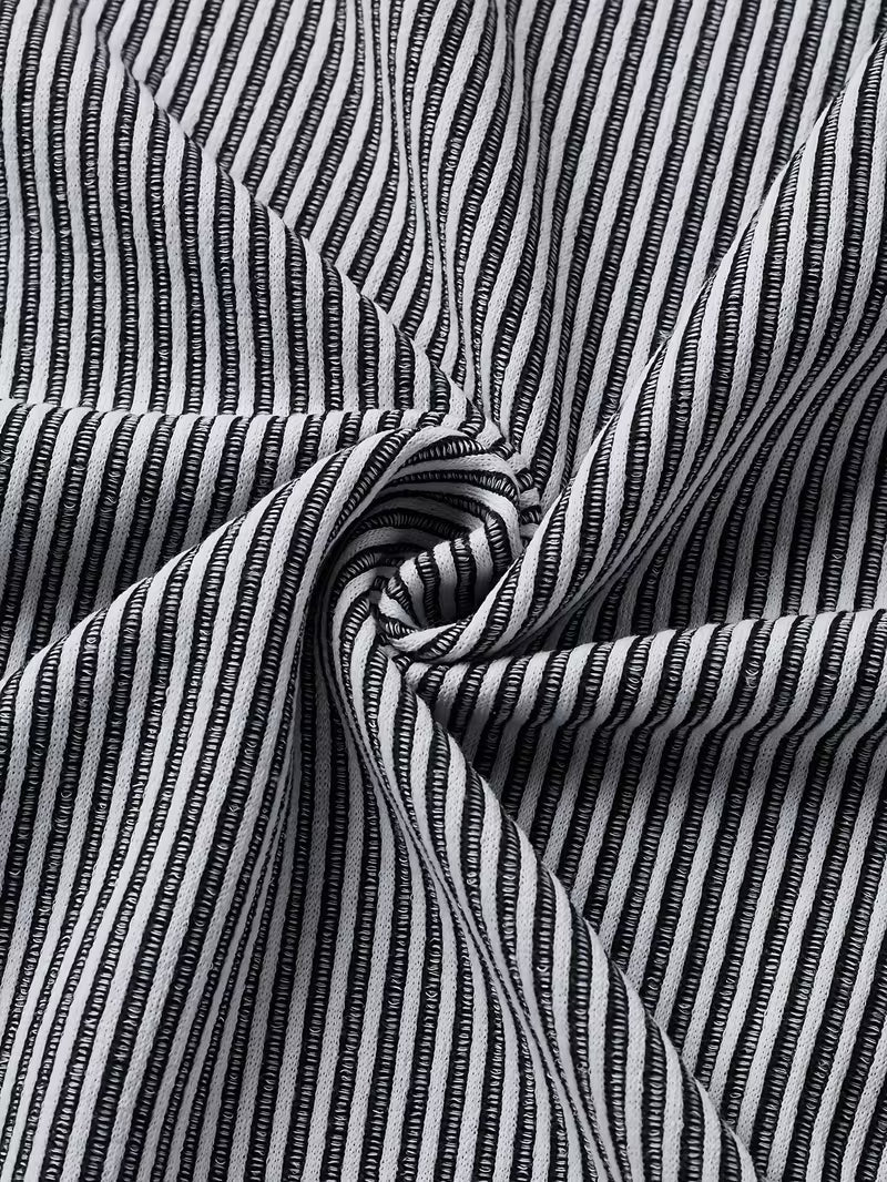 Jannik Herren Henley-Strickshirt mit Knopfleiste und Strukturmuster