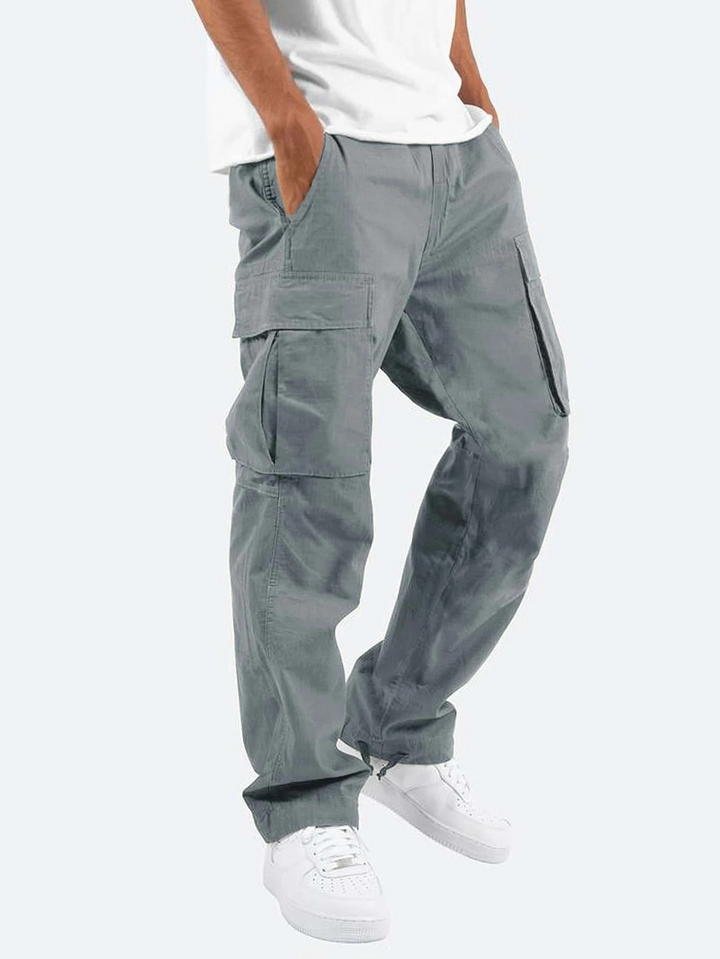 Jay | Herren Cargo-Hose mit Taschen Kordelzug