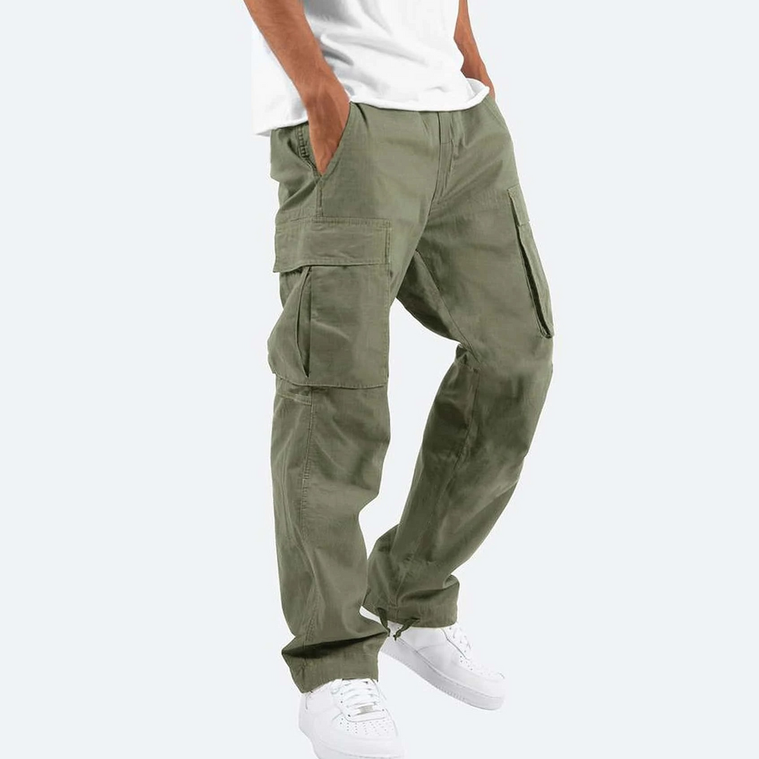 Jay | Herren Cargo-Hose mit Taschen Kordelzug