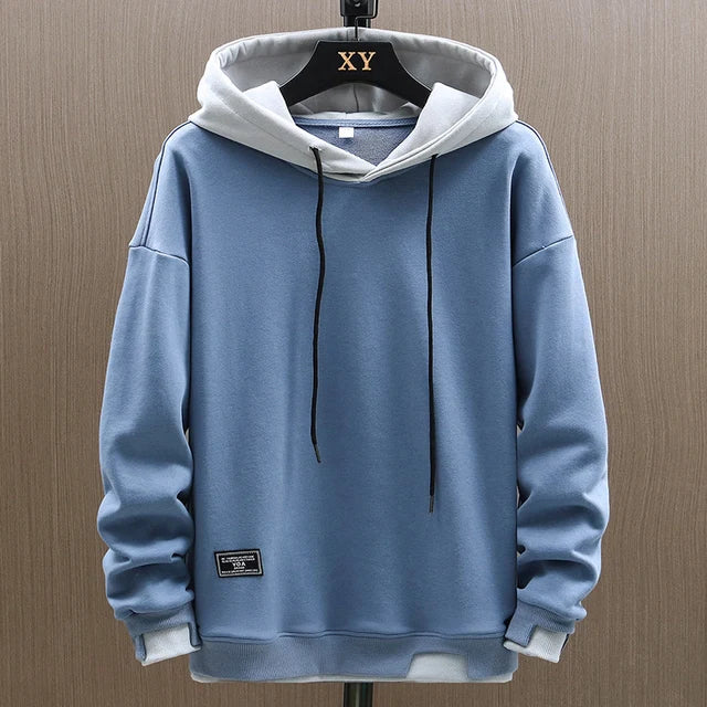 Jens | Herren Lässiger Zwei-Ton Hoodie