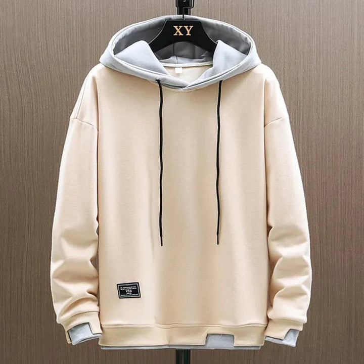 Jens | Herren Lässiger Zwei-Ton Hoodie