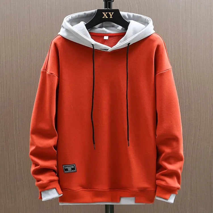 Jens | Herren Lässiger Zwei-Ton Hoodie