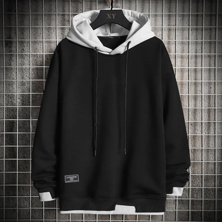 Jens | Herren Lässiger Zwei-Ton Hoodie