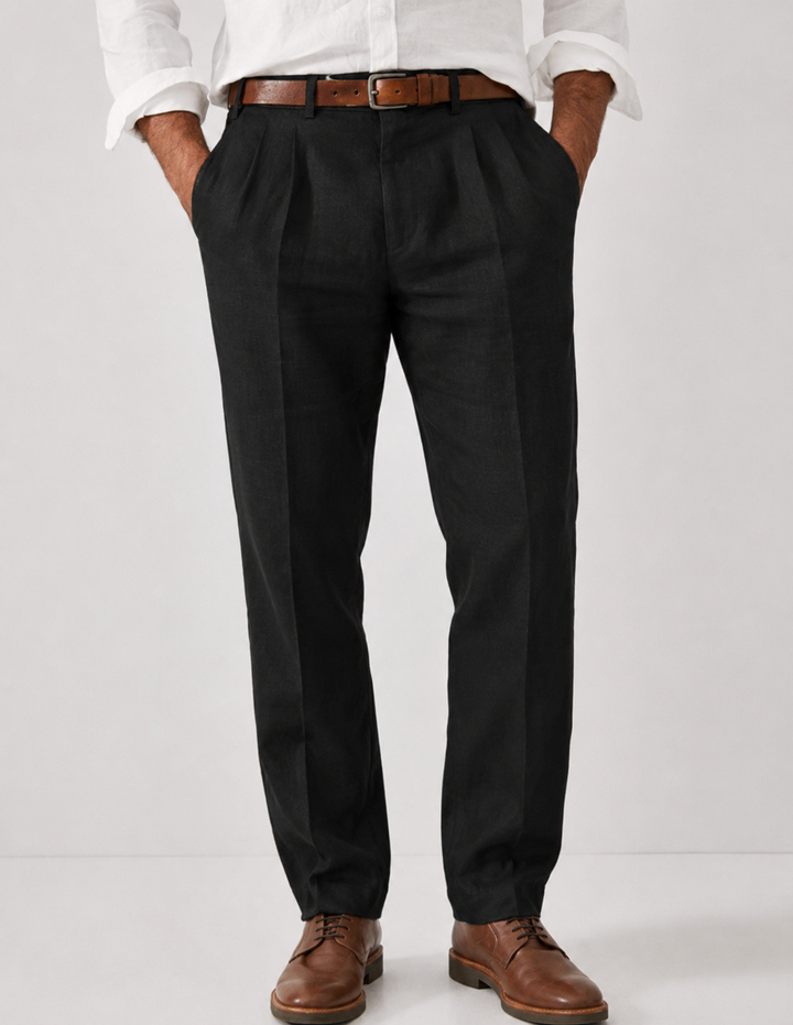 Jero | Herren Elegante Freizeithose Schmale Passform