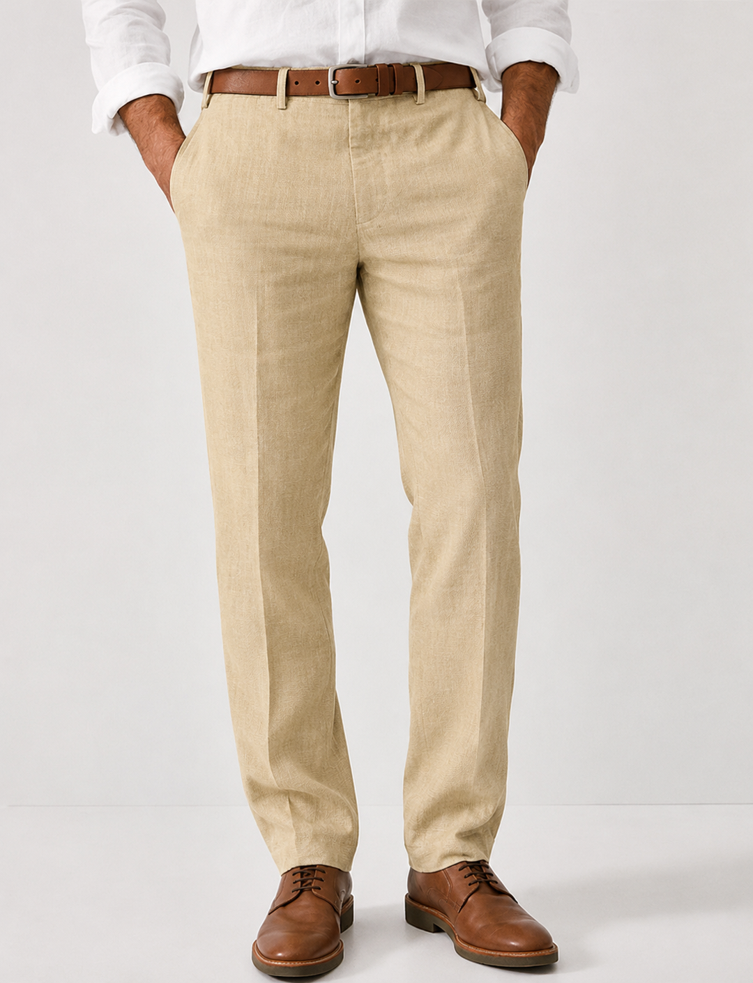 Jero | Herren Elegante Freizeithose Schmale Passform