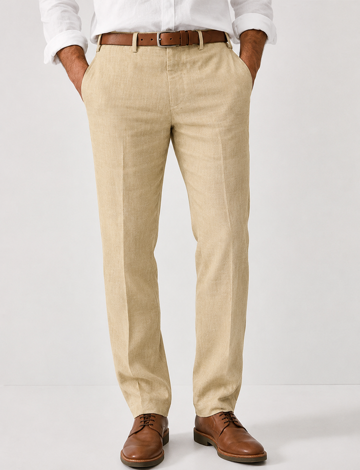 Jero | Herren Elegante Freizeithose Schmale Passform