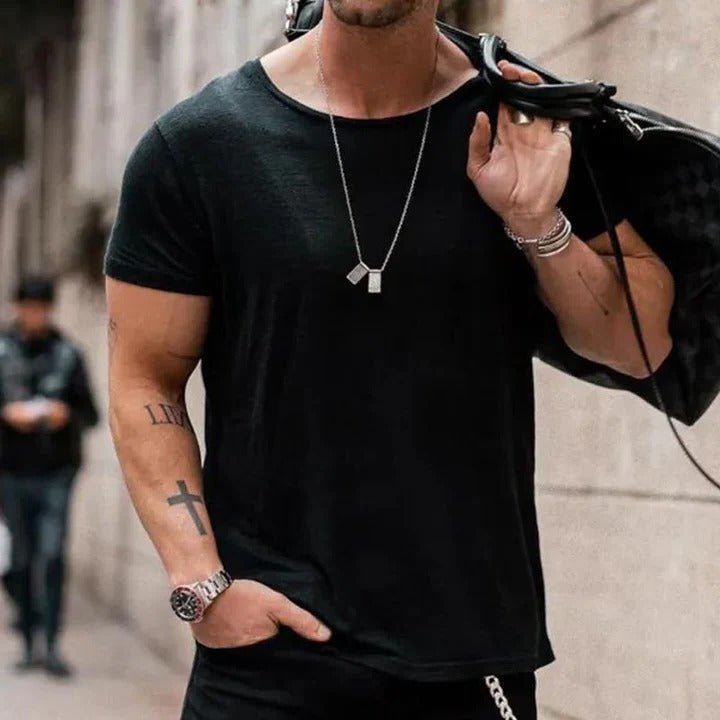 Jörg | Herren Basic T-Shirt aus reiner Baumwolle