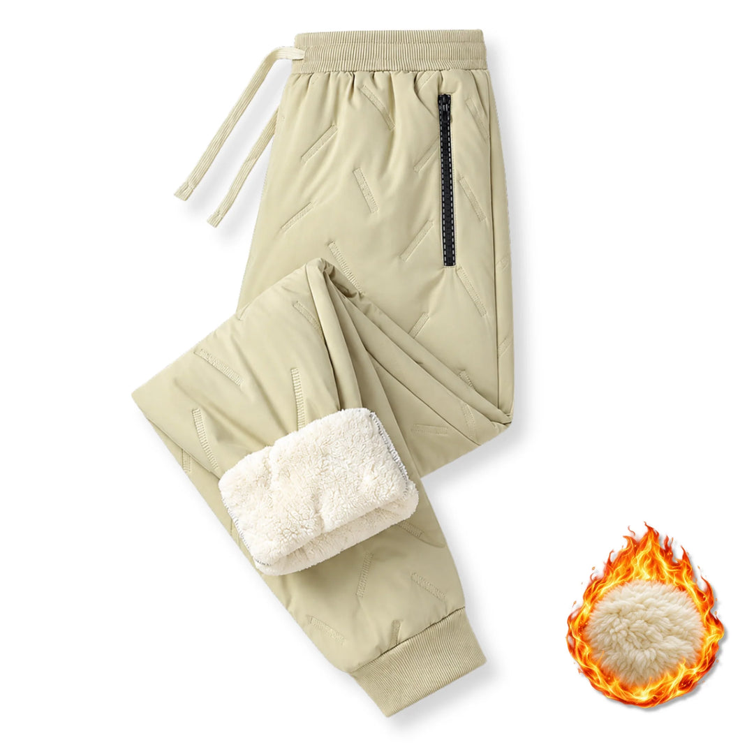 Jola Damen gefütterte Outdoor-Hose mit sportlicher Silhouette – Sand