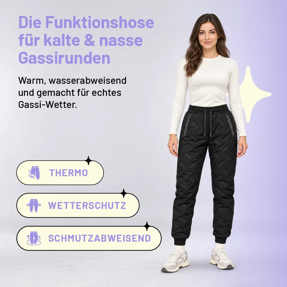 Jola Damen gefütterte Outdoor-Hose mit sportlicher Silhouette