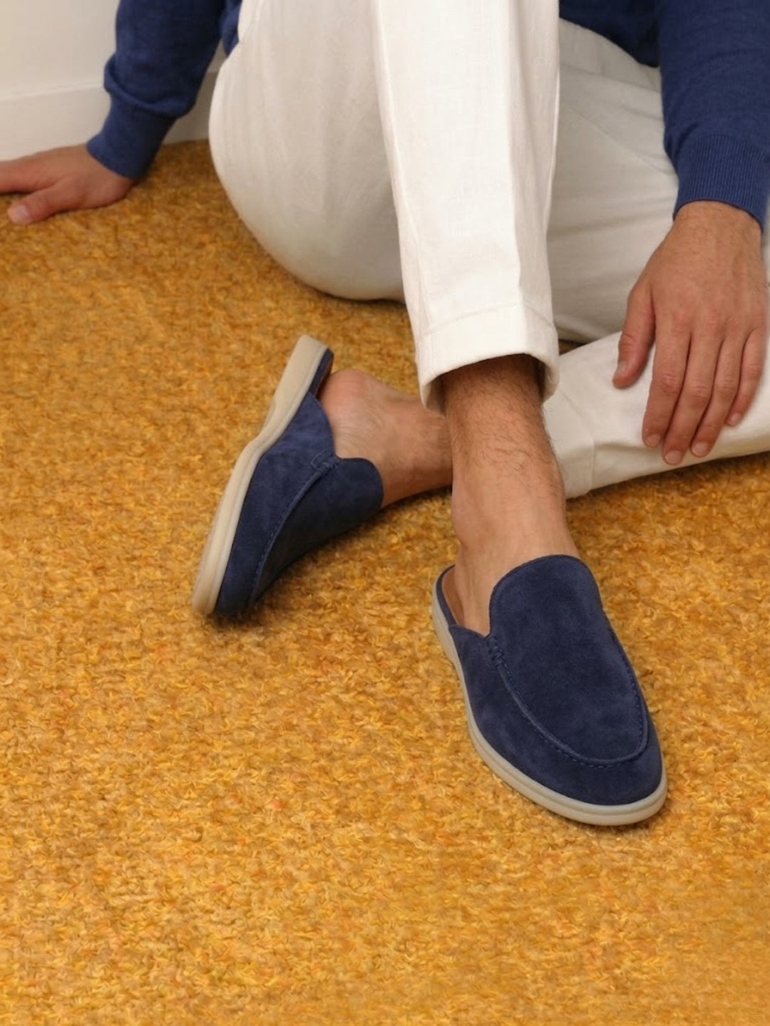 Jonas | Herren Bequeme Slip-On Pantoletten