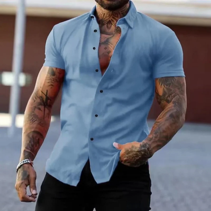 Joris | Herren Schlichtes Vielseitiges Sommerhemd