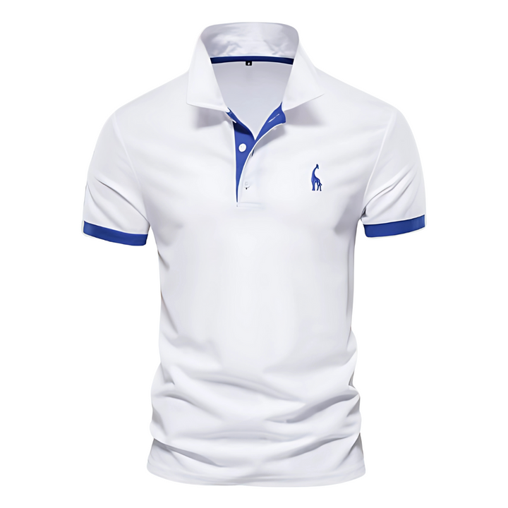 Josh | Herren Poloshirt Kurzarm Kontrast-Stickerei