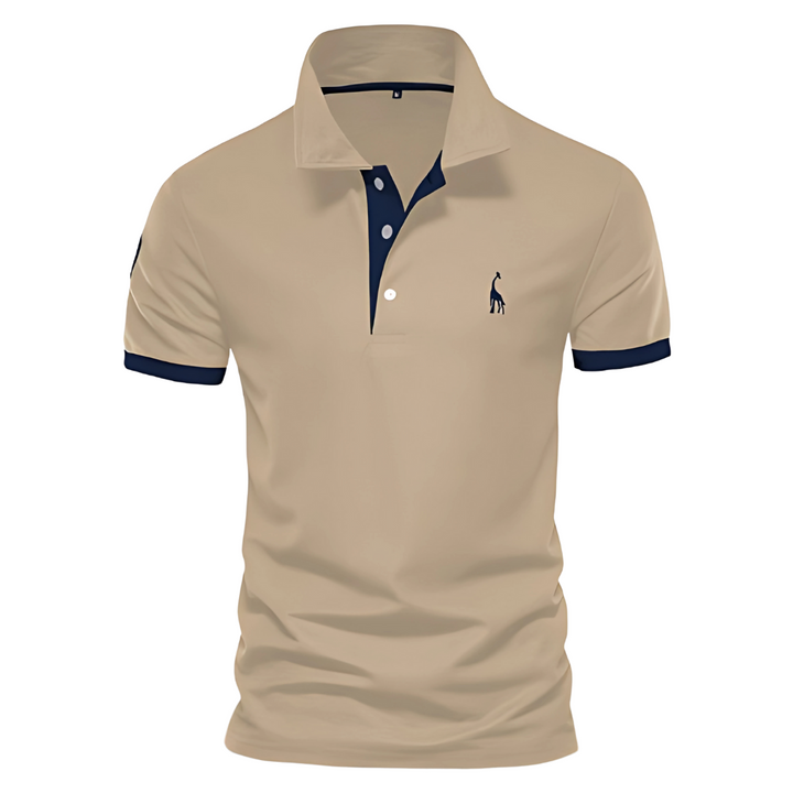 Josh | Herren Poloshirt Kurzarm Kontrast-Stickerei