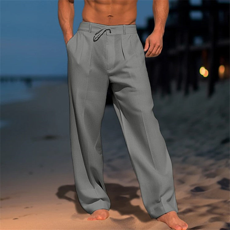 Jürgen | Herren Lockere Hose mit Kordelzug