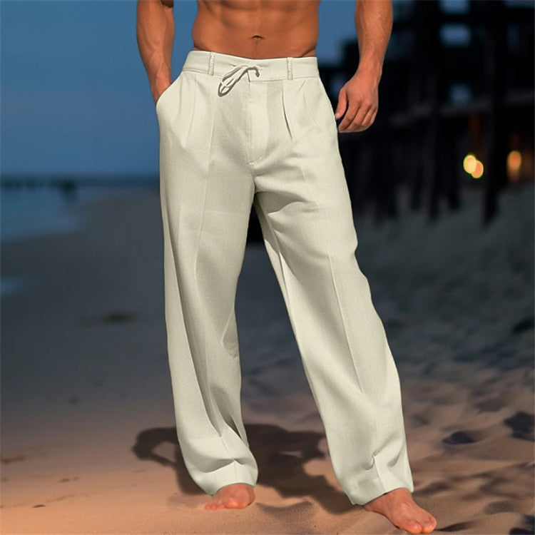 Jürgen | Herren Lockere Hose mit Kordelzug