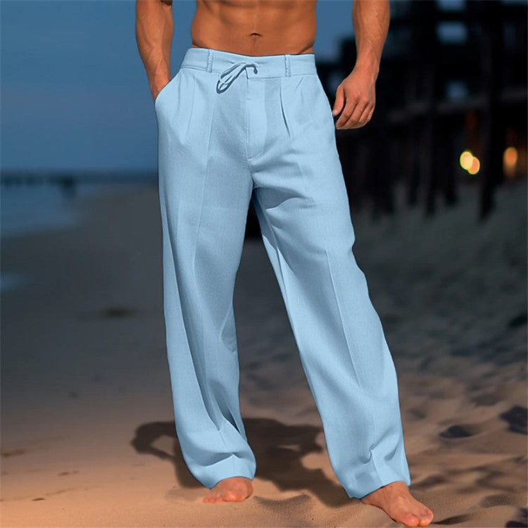 Jürgen | Herren Lockere Hose mit Kordelzug