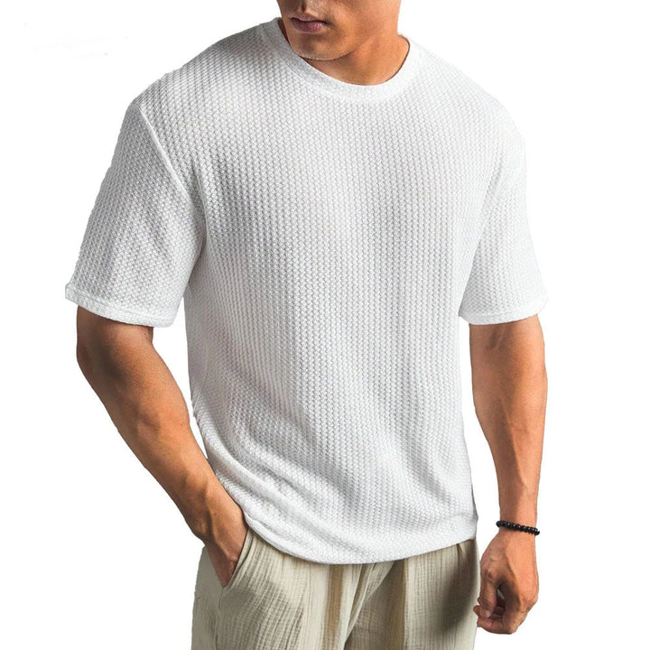 Julius | Herren T-Shirt in Struktur-Optik