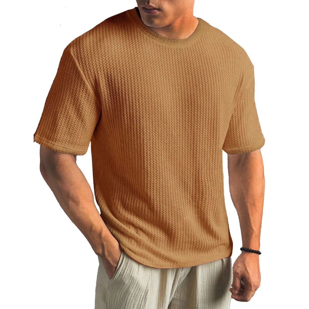 Julius | Herren T-Shirt in Struktur-Optik