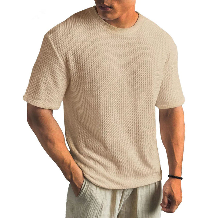 Julius | Herren T-Shirt in Struktur-Optik