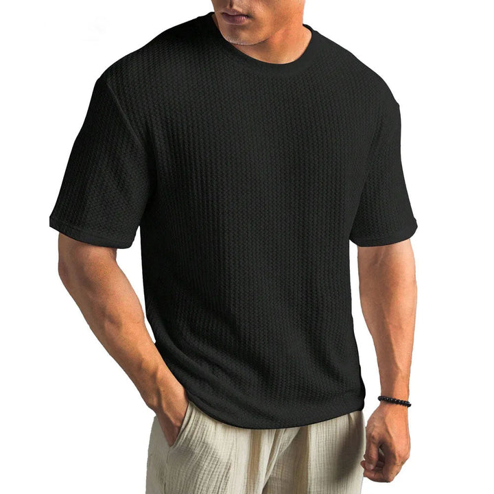 Julius | Herren T-Shirt in Struktur-Optik