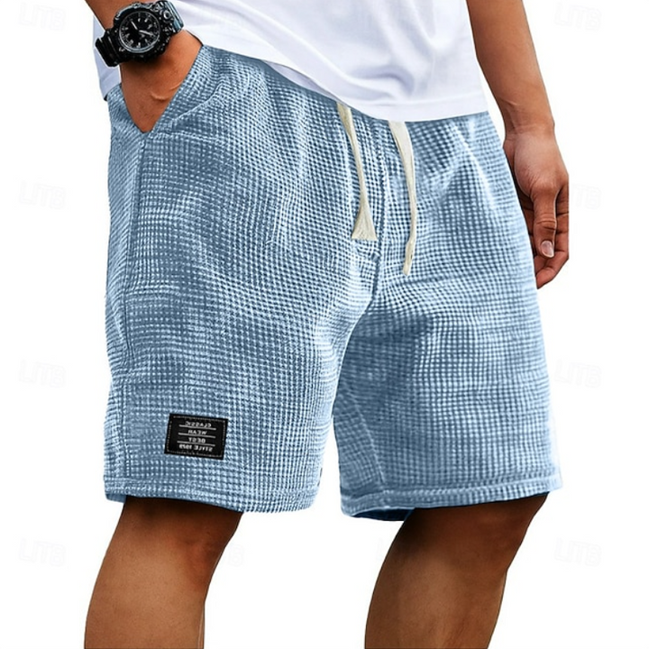 Kaelan | Herren strukturierte Freizeitshorts Relaxed Fit