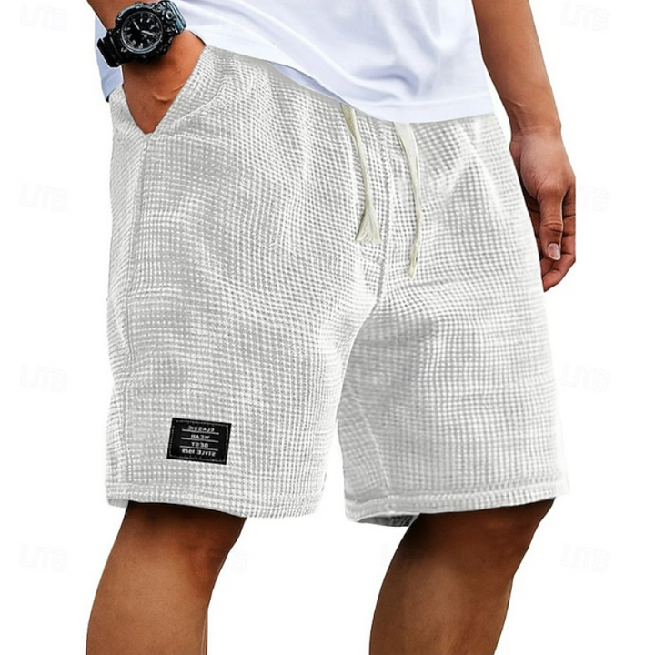 Kaelan | Herren strukturierte Freizeitshorts Relaxed Fit