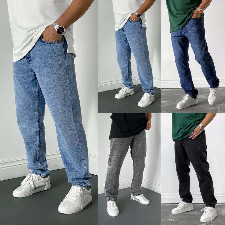 Kai | Herren Lockere Straight-Leg Jeans