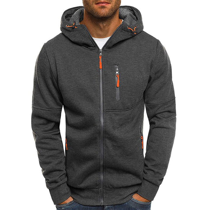 Karl | Herren Hoodie mit Reißverschluss lässig