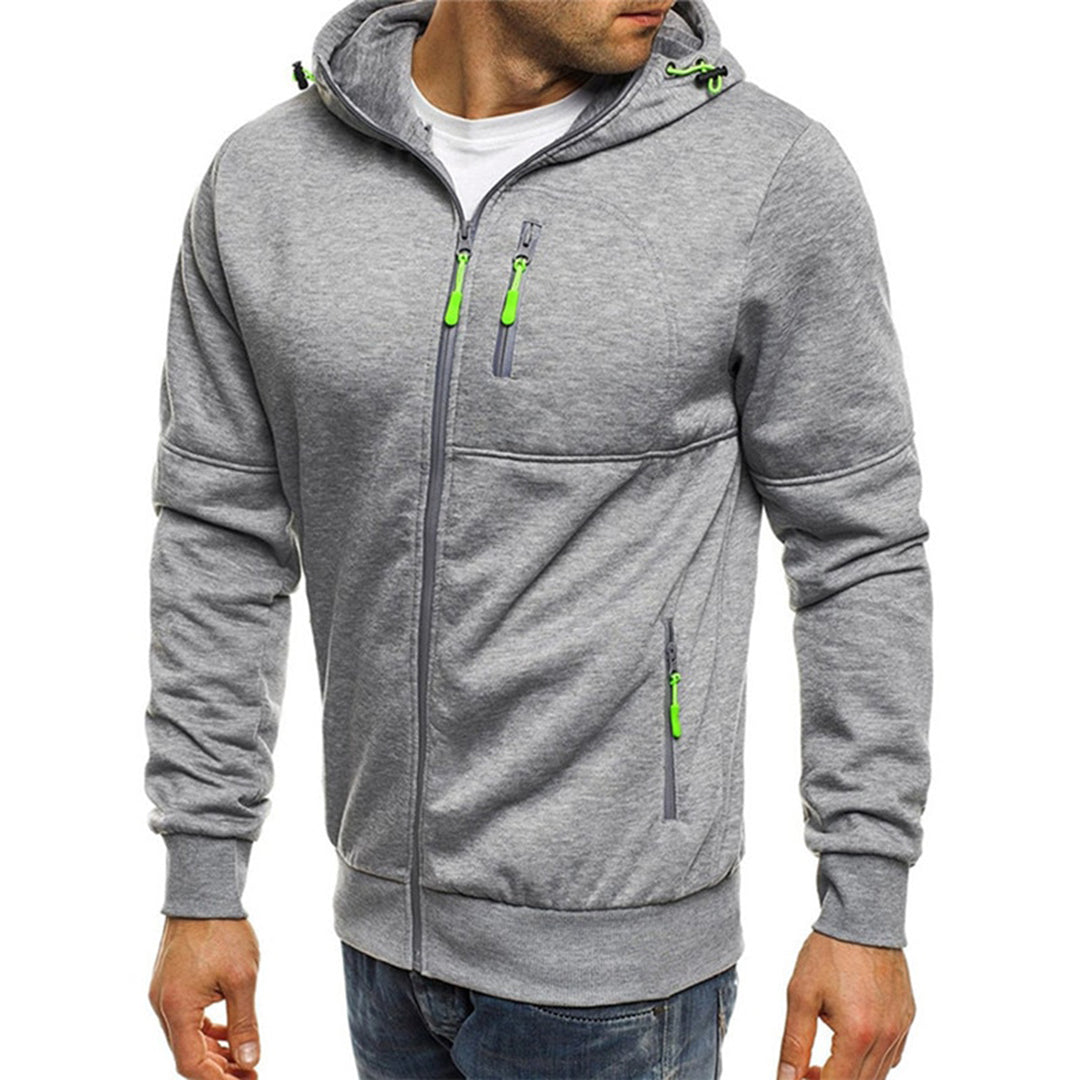 Karl | Herren Hoodie mit Reißverschluss lässig