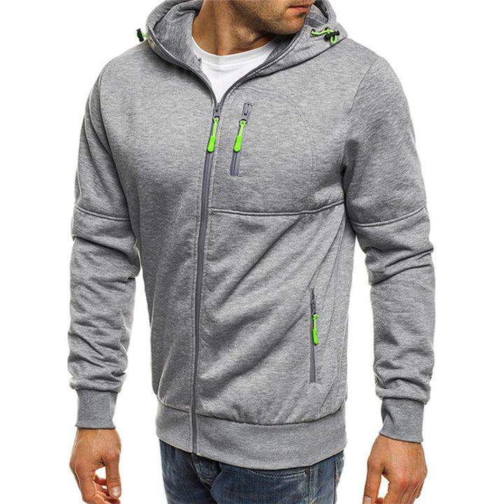Karl | Herren Hoodie mit Reißverschluss lässig