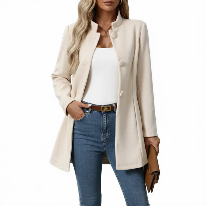 Karoline | Langer Eleganter Trenchcoat