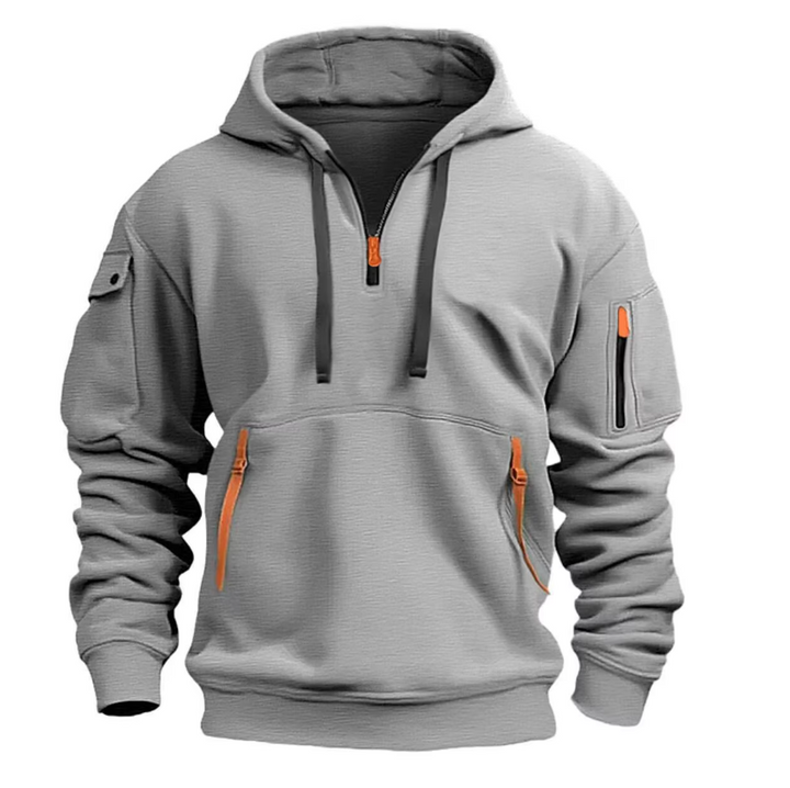 Kilian | Herren Kapuzenpullover mit Reißverschlusstaschen