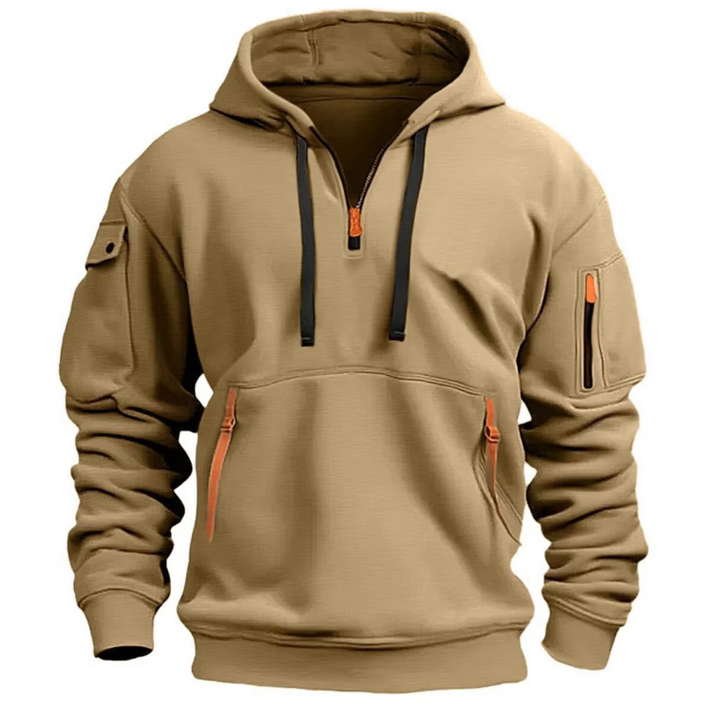 Kilian | Herren Kapuzenpullover mit Reißverschlusstaschen