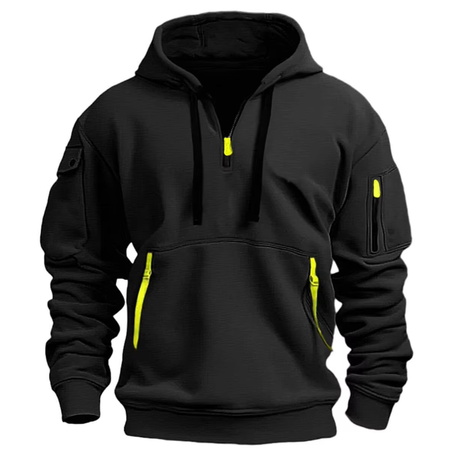 Kilian | Herren Kapuzenpullover mit Reißverschlusstaschen