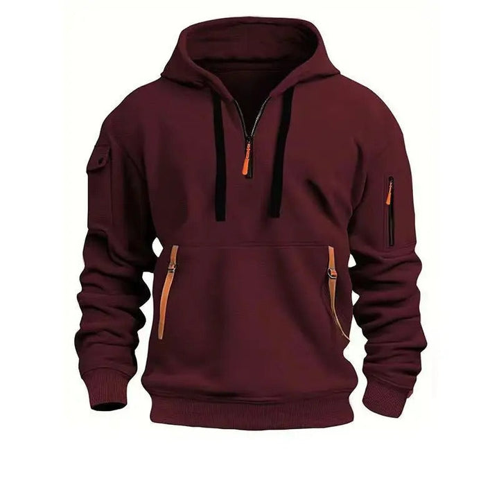 Kilian | Herren Kapuzenpullover mit Reißverschlusstaschen