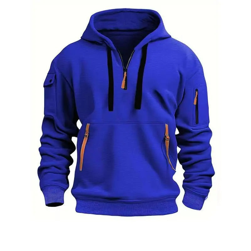 Kilian | Herren Kapuzenpullover mit Reißverschlusstaschen