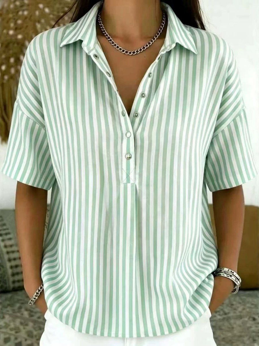 Kirra | Sportliche Polokragen Bluse