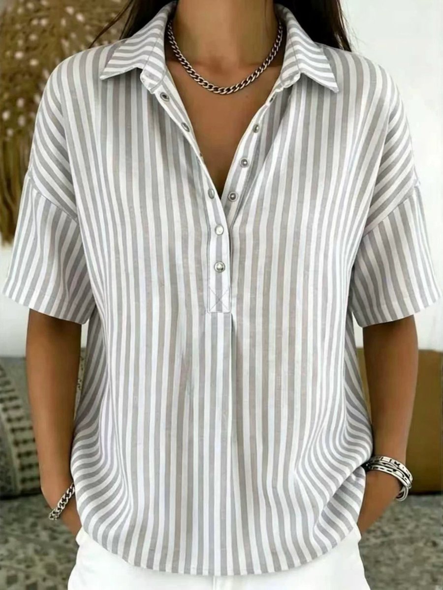 Kirra | Sportliche Polokragen Bluse
