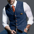 Konrad | Herren Elegante Weste mit Knopfverschluss