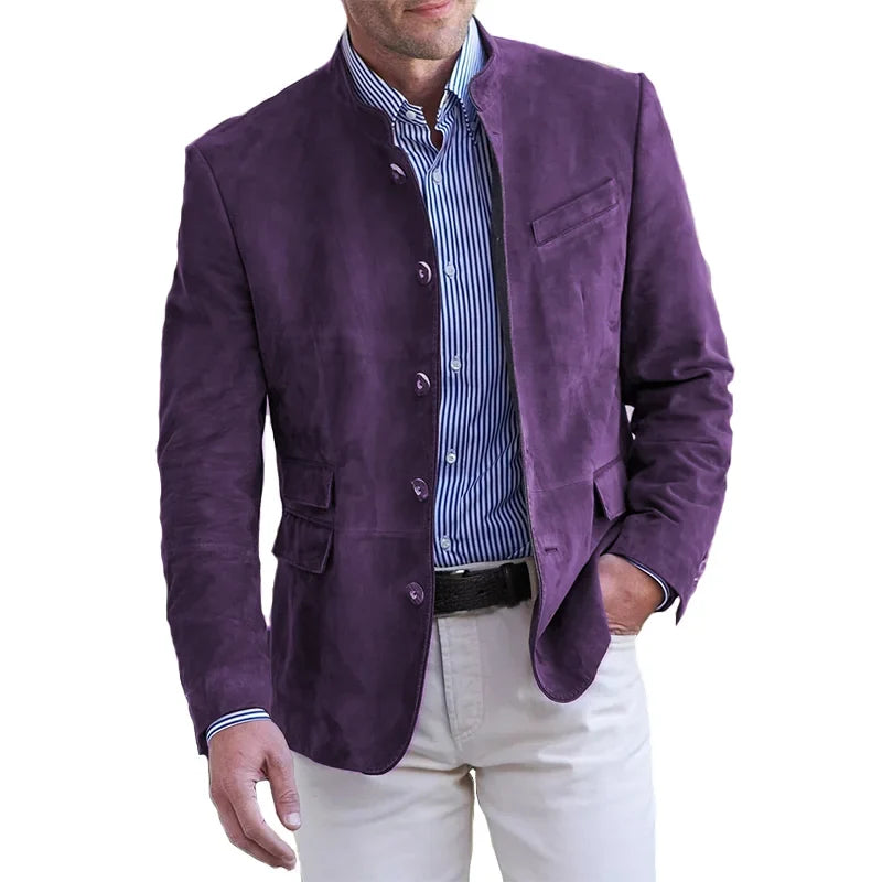 Konrad | Herren klassische Jacke mit Knopfverschluss