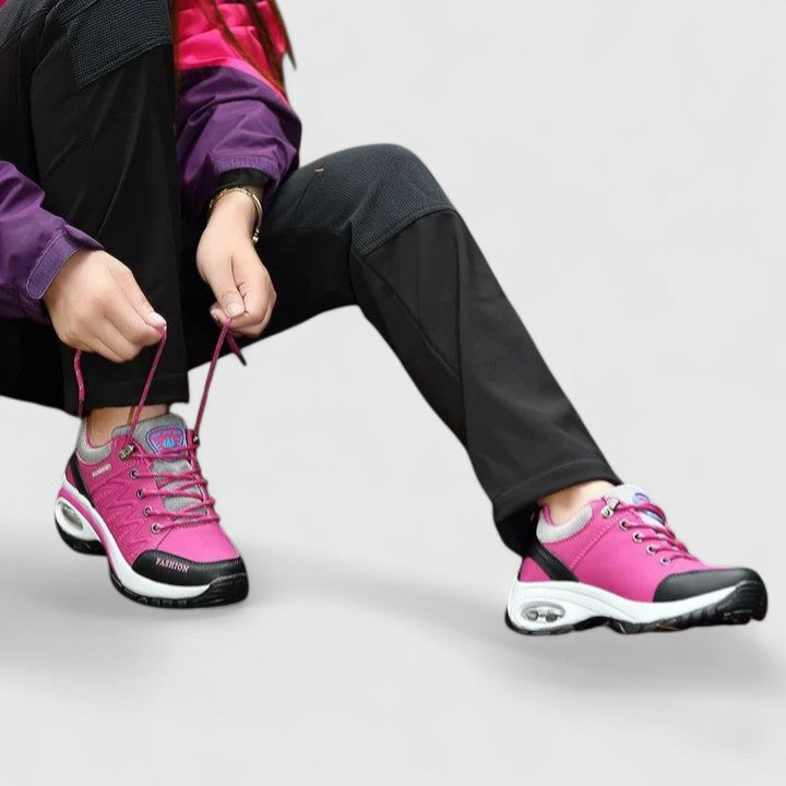 Laufschuhe Damen mit Flexiblem Schaft und Schnürung