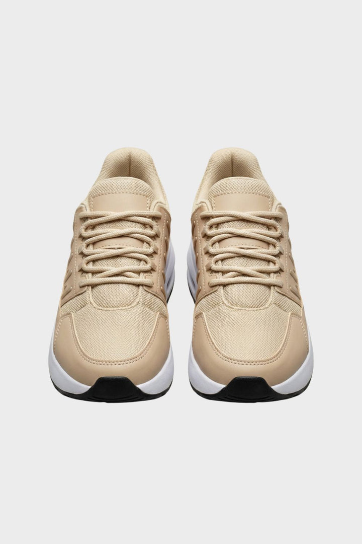 Laufschuhe Damen mit Griffiger Profilsohle und Geschnürtem Schaft